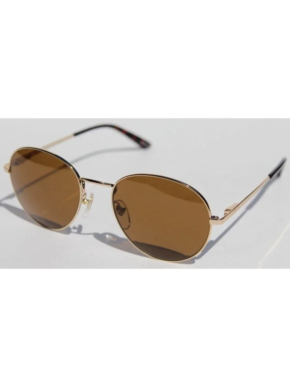 SMITH OPTICS Prep Sunglasses Gold/Brown Round NEW $139 - Picture 2 of 8